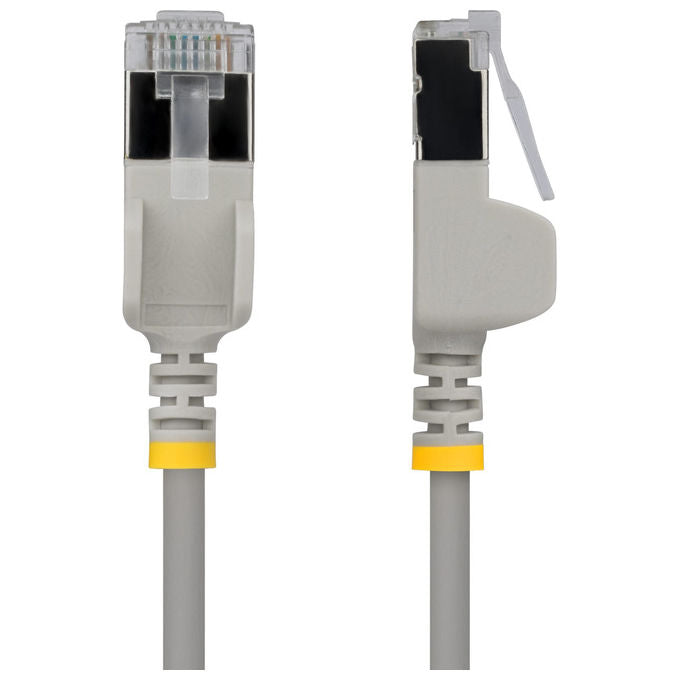 StarTech.com N6APATSTP34GRS30CM Cavo di rete Cat6a U-FTP RJ-45 M a RJ-45 M 0.3 m 10 Gbps Oro su Rame TPE Rotondo colore Grigio