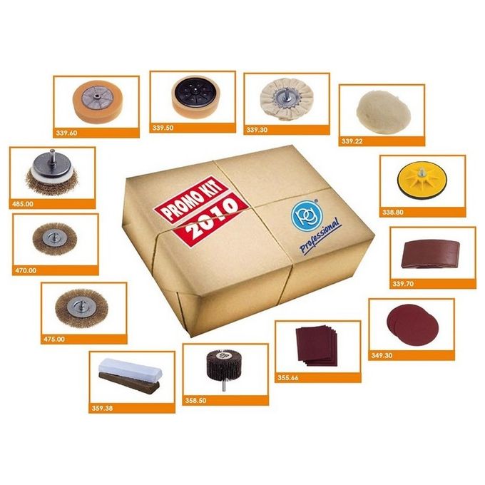 Poggi Kit 39 Pezzi Per Lucidare, Smerigliare E Levigare