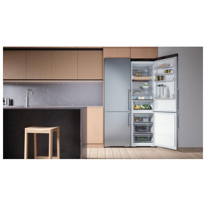 Asko RFC526RNBS1 Frigorifero Combinato 409 L 203 cm Classe B 34 dB No Frost Wi-Fi Display Touch colore Acciaio