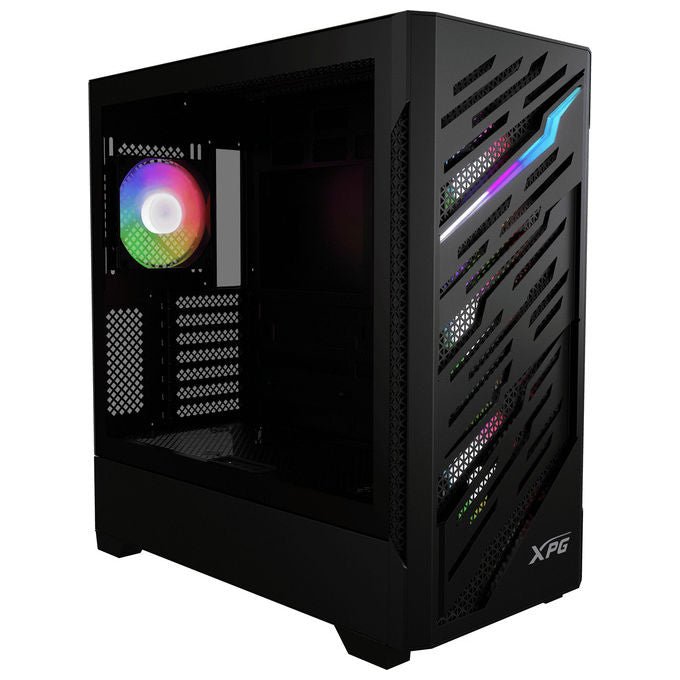 XPG 4711085949066 STARKER AIR BTF Case per PC Midi Tower con Vetro Temperato e Illuminazione RGB supporto ATX E-ATX colore Nero