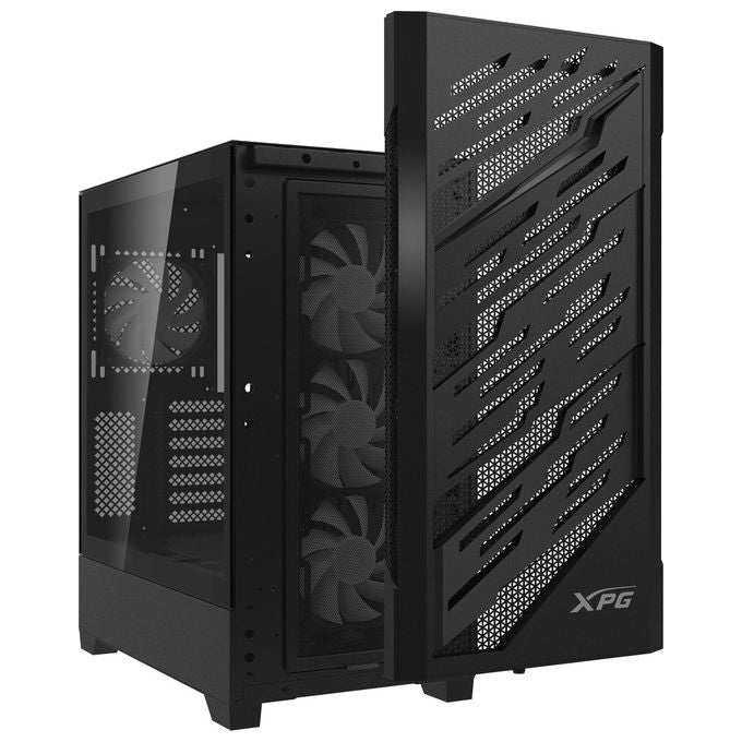 XPG 4711085949066 STARKER AIR BTF Case per PC Midi Tower con Vetro Temperato e Illuminazione RGB supporto ATX E-ATX colore Nero