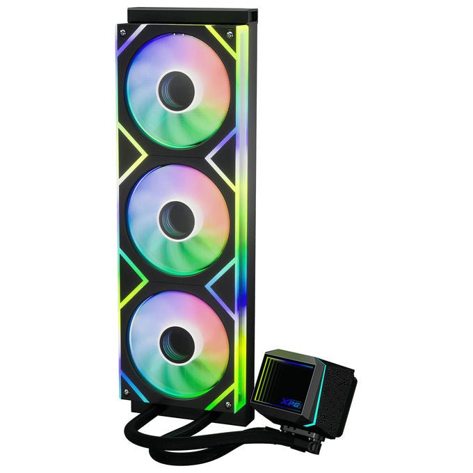 XPG 4711085949882 LEVANTE II Raffreddatore di liquidi tutto in uno 360 mm con ventole da 12 cm ARGB colore Nero
