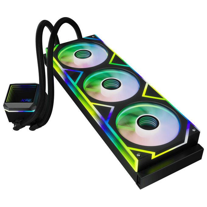 XPG 4711085949882 LEVANTE II Raffreddatore di liquidi tutto in uno 360 mm con ventole da 12 cm ARGB colore Nero