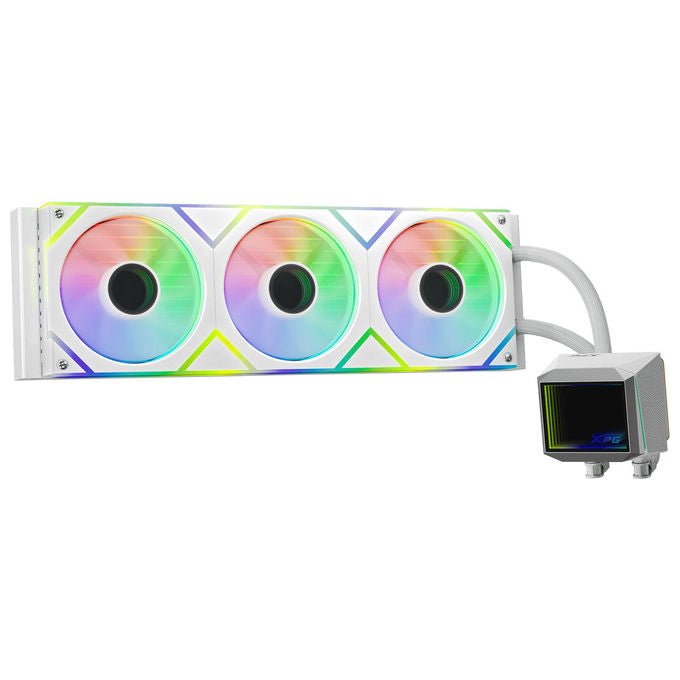 XPG 75261588 LEVANTE II 360 Raffreddatore di liquidi tutto in uno 12 cm con ventole ARGB e supporto LGA 1700 AM5 colore Bianco