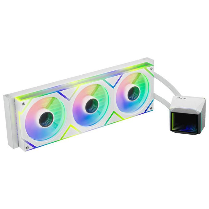 XPG 75261588 LEVANTE II 360 Raffreddatore di liquidi tutto in uno 12 cm con ventole ARGB e supporto LGA 1700 AM5 colore Bianco