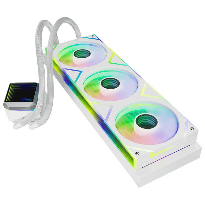 XPG 75261588 LEVANTE II 360 Raffreddatore di liquidi tutto in uno 12 cm con ventole ARGB e supporto LGA 1700 AM5 colore Bianco