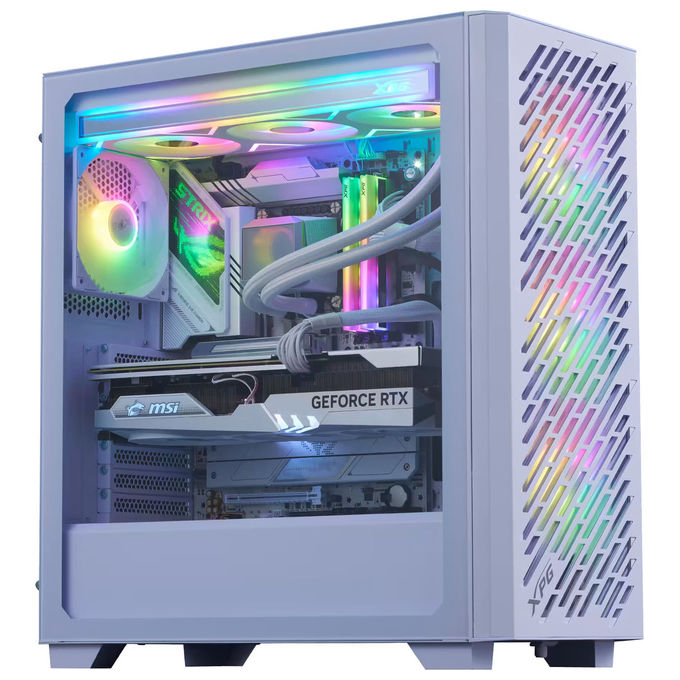 XPG 75261658 VALOR AIR PRO Case PC Midi Tower con Vetro Temperato e Illuminazione RGB supporto ATX EATX 3.5'' e 2.5'' colore Bianco