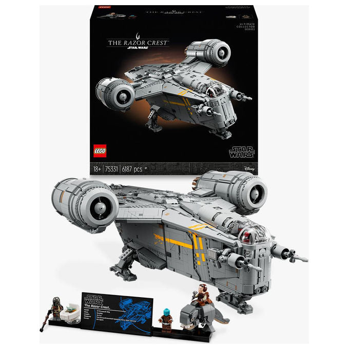 LEGO 75331 Ultimate Collector Series Set da Costruzione Razor Crest 6187 pezzi colore Multicolore