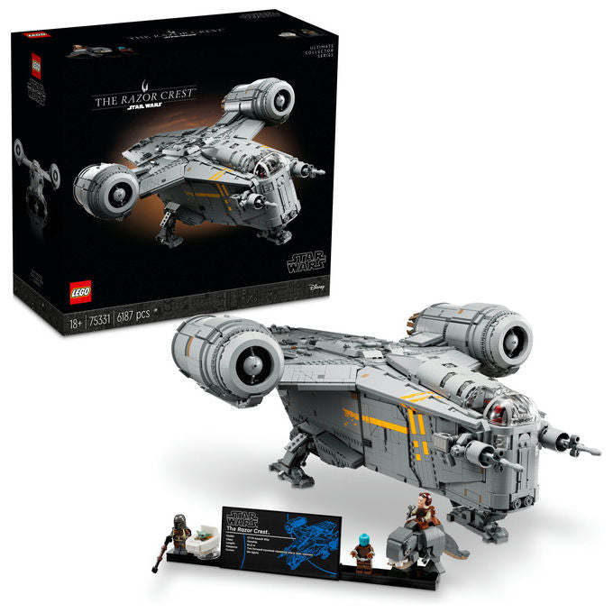 LEGO 75331 Ultimate Collector Series Set da Costruzione Razor Crest 6187 pezzi colore Multicolore