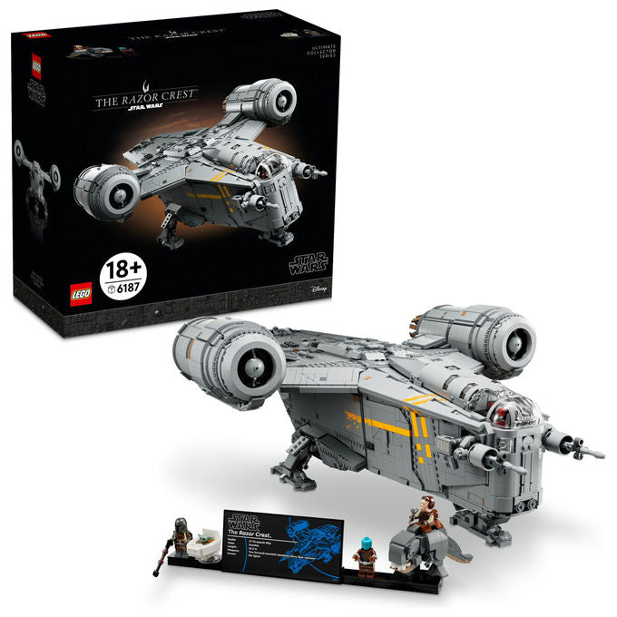 LEGO 75331 Ultimate Collector Series Set da Costruzione Razor Crest 6187 pezzi colore Multicolore