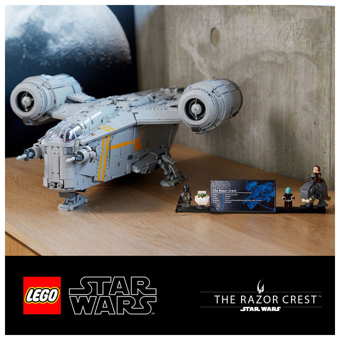 LEGO 75331 Ultimate Collector Series Set da Costruzione Razor Crest 6187 pezzi colore Multicolore