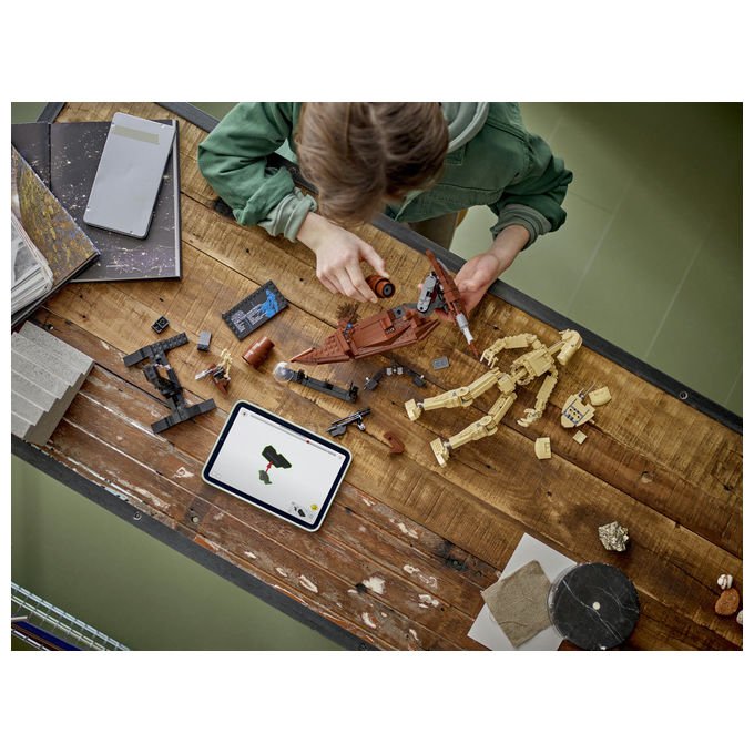 Lego Star Wars 75428 Battle Droid con STAP speeder, set build and display, 1088 pezzi, action figure snodabile, eta' 12 anni