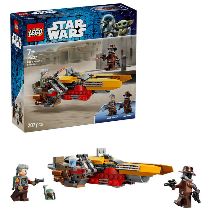 LEGO, Star Wars Speeder di Cobb Vanth, Costruzioni, 207 Pezzi