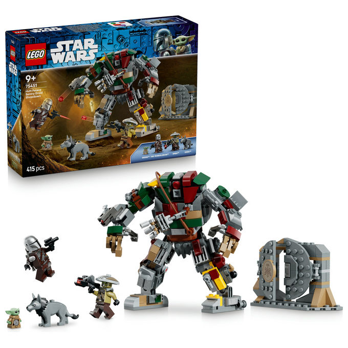 Lego 75451 Resa dei Conti con il Droide Sentinella al Palazzo di Jabba Set da Costruzione con 4 Personaggi 415 Pezzi colore Multicolore