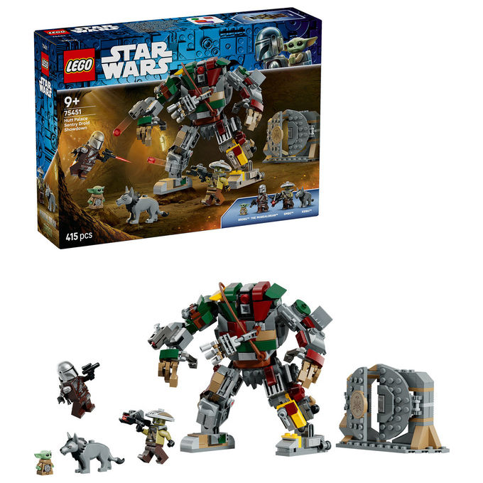 Lego 75451 Resa dei Conti con il Droide Sentinella al Palazzo di Jabba Set da Costruzione con 4 Personaggi 415 Pezzi colore Multicolore