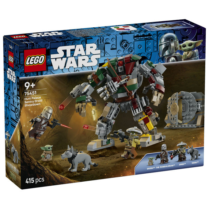 Lego 75451 Resa dei Conti con il Droide Sentinella al Palazzo di Jabba Set da Costruzione con 4 Personaggi 415 Pezzi colore Multicolore