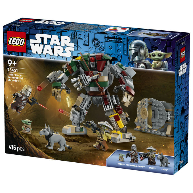 Lego 75451 Resa dei Conti con il Droide Sentinella al Palazzo di Jabba Set da Costruzione con 4 Personaggi 415 Pezzi colore Multicolore