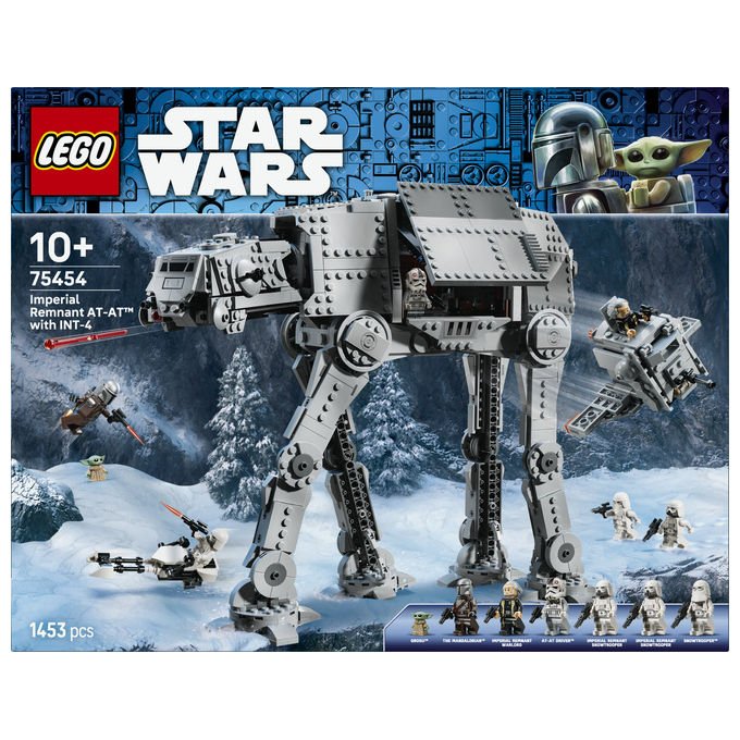 Lego 75454 AT-AT Imperial Remnant con INT-4 Kit con Navetta Speeder Bike 6 Minifigure e 1 Figura 1453 pezzi colore Multicolore