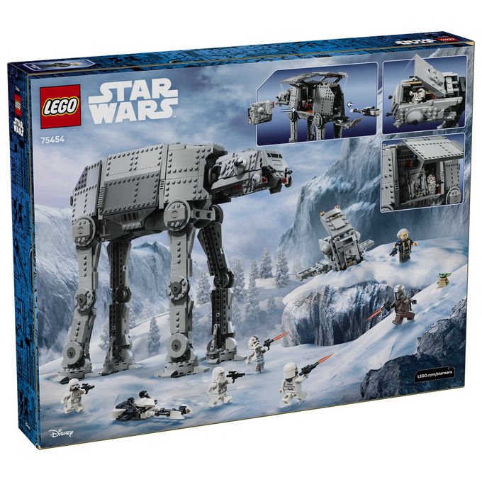 Lego 75454 AT-AT Imperial Remnant con INT-4 Kit con Navetta Speeder Bike 6 Minifigure e 1 Figura 1453 pezzi colore Multicolore