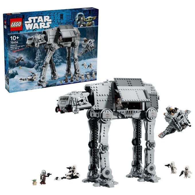 Lego 75454 AT-AT Imperial Remnant con INT-4 Kit con Navetta Speeder Bike 6 Minifigure e 1 Figura 1453 pezzi colore Multicolore