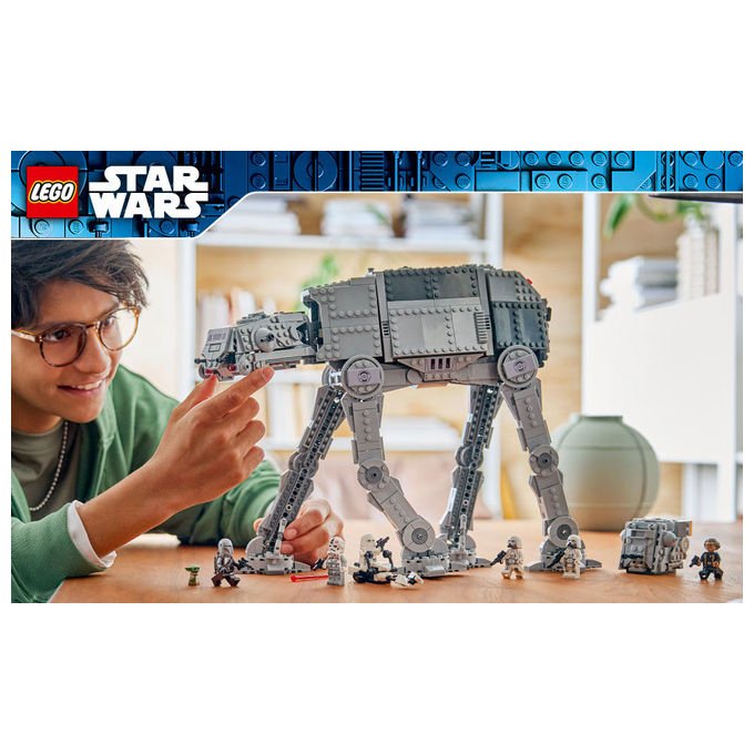 Lego 75454 AT-AT Imperial Remnant con INT-4 Kit con Navetta Speeder Bike 6 Minifigure e 1 Figura 1453 pezzi colore Multicolore