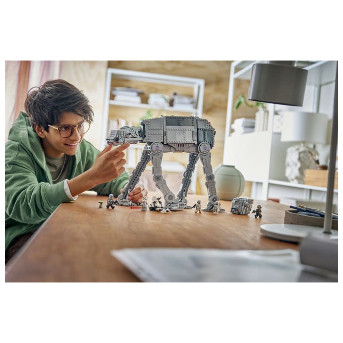 Lego 75454 AT-AT Imperial Remnant con INT-4 Kit con Navetta Speeder Bike 6 Minifigure e 1 Figura 1453 pezzi colore Multicolore