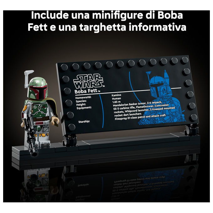 Lego 75455 Star Wars Boba Fett Personaggio Costruibile 1544 pezzi colore Multicolore
