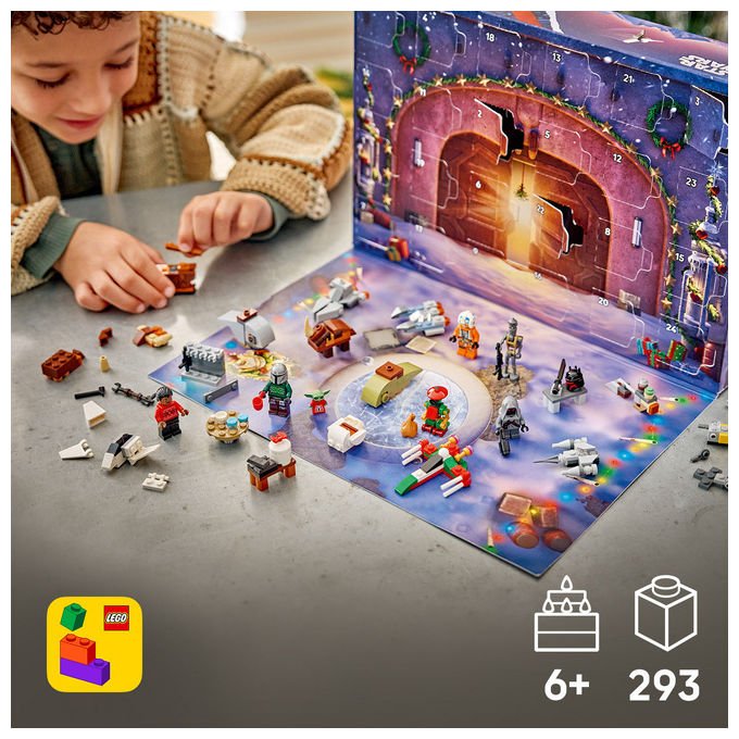 Lego 75456 Calendario dell'Avvento 2026 Set da Costruzione con 24 Sorprese e 293 Pezzi colore Multicolore