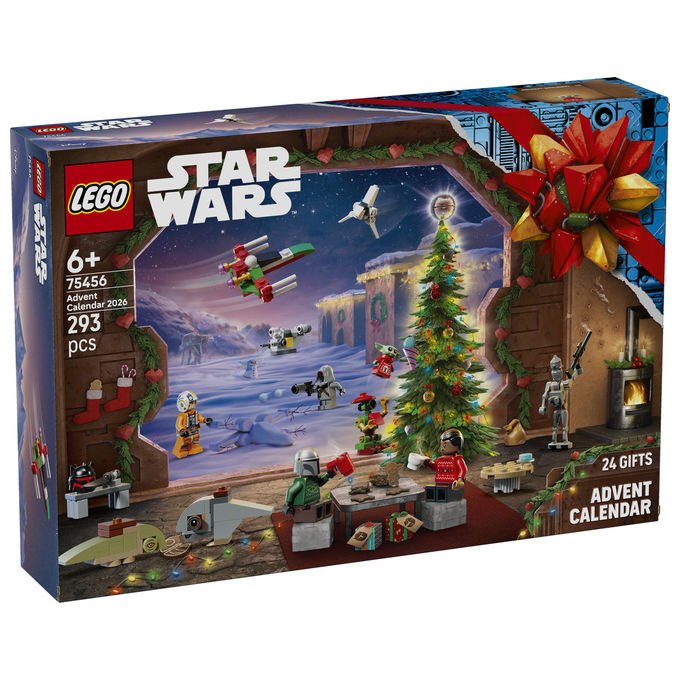 Lego 75456 Calendario dell'Avvento 2026 Set da Costruzione con 24 Sorprese e 293 Pezzi colore Multicolore