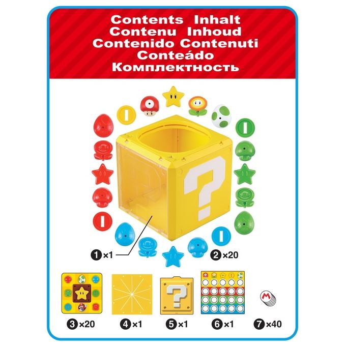 EPOCH Games, Super Mario Question Block, Gioco da Tavolo, Tempo di Gioco 20 Minuti