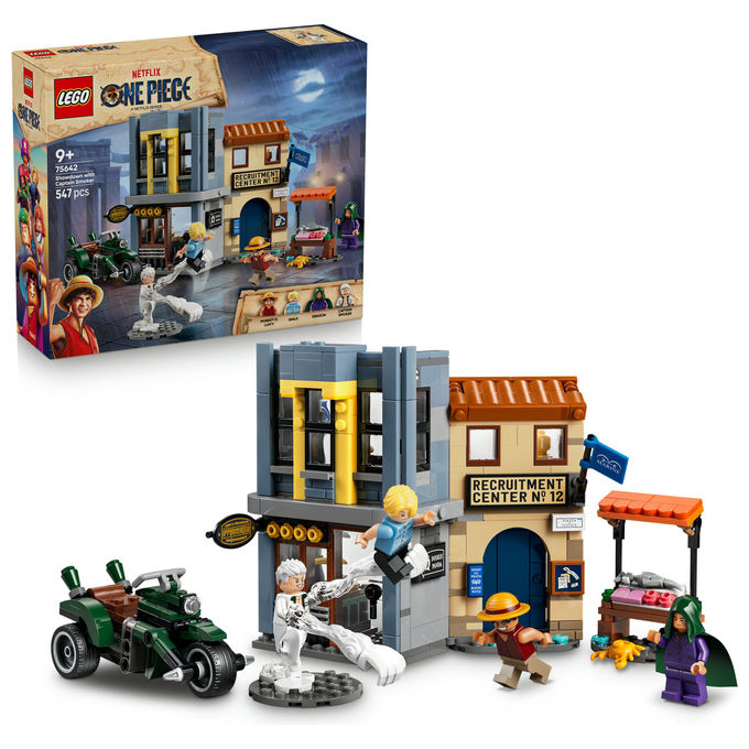 Lego 75642 Set da Costruzione ONE PIECE con 4 Minifigure e 547 Pezzi colore Multicolore