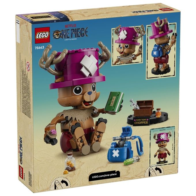 Lego 75643 ONE PIECE Set da costruzione Action Figure TonyTony Chopper 577 pezzi colore Multicolore