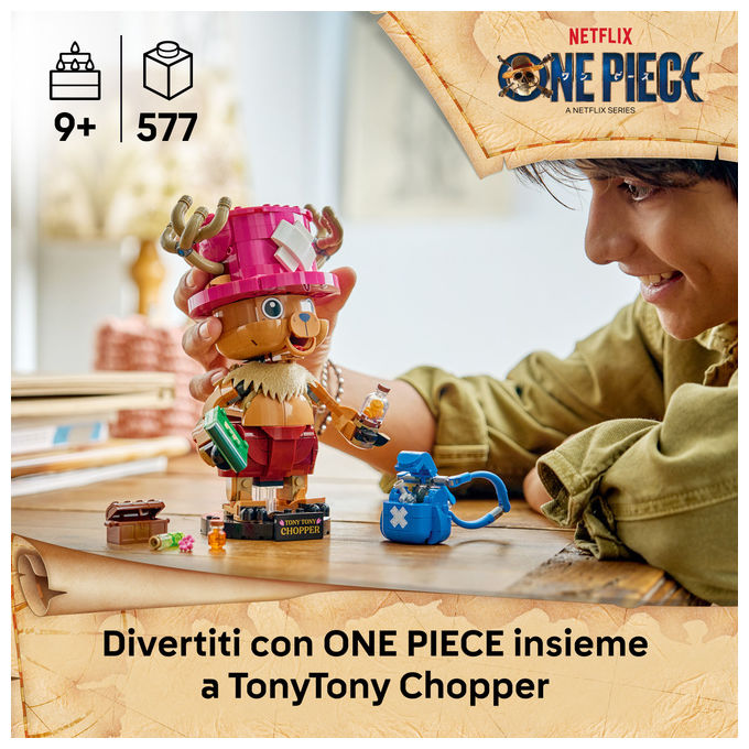 Lego 75643 ONE PIECE Set da costruzione Action Figure TonyTony Chopper 577 pezzi colore Multicolore