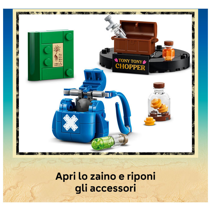 Lego 75643 ONE PIECE Set da costruzione Action Figure TonyTony Chopper 577 pezzi colore Multicolore