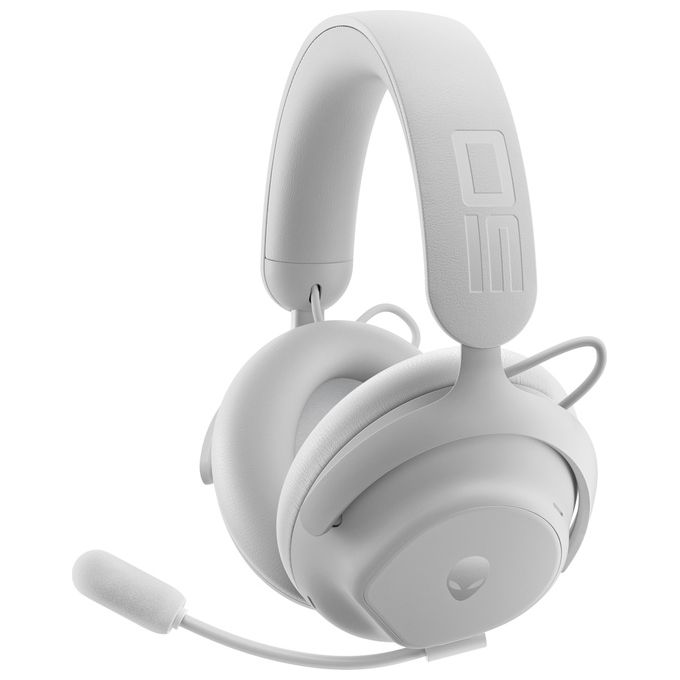 Alienware PRO-HS-G-DEAM Auricolare Gaming Con cavo e senza cavo Bluetooth Driver 50 mm Grafene ANC Attivo Microfoni 2 Dolby Atmos colore Bianco