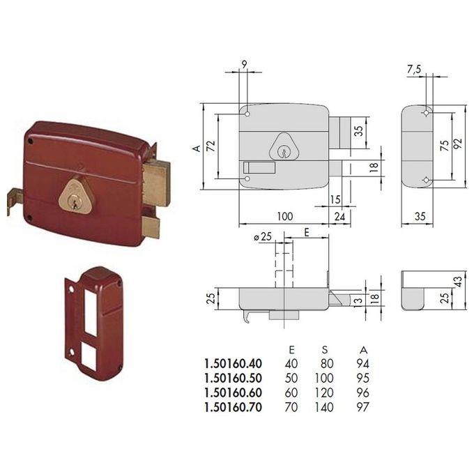 Cisa 50160-40-1 Serr Appl Cil Stac Dx  P