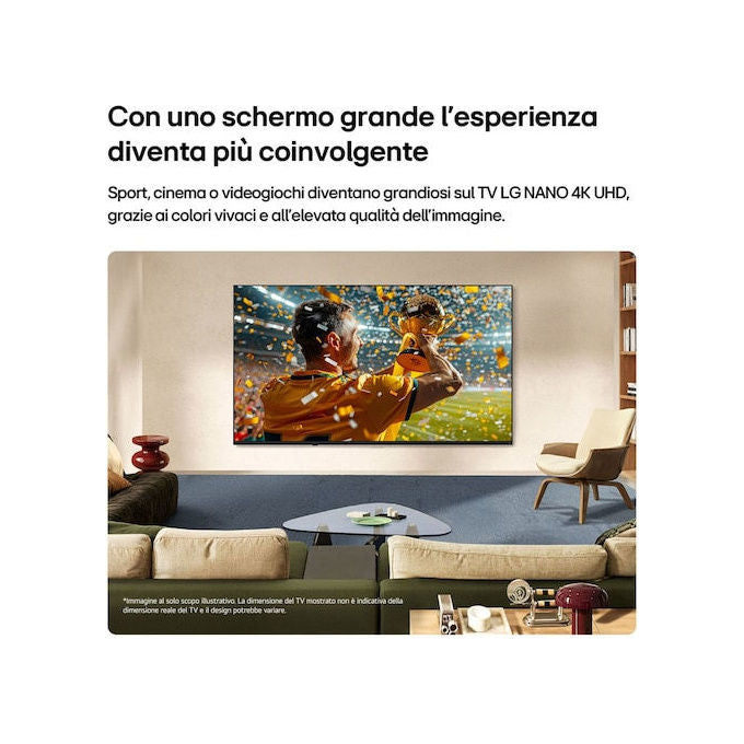 LG 75NU850B6LA NANO 4K UHD Smart TV 75'' 3840x2160 colore Nero