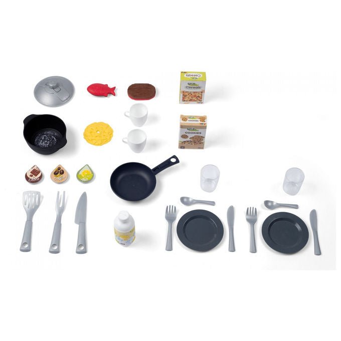 Smoby 7600311056 Cucina Tefal Studio Gioco di Ruolo con 27 Accessori e Suoni Multicolore