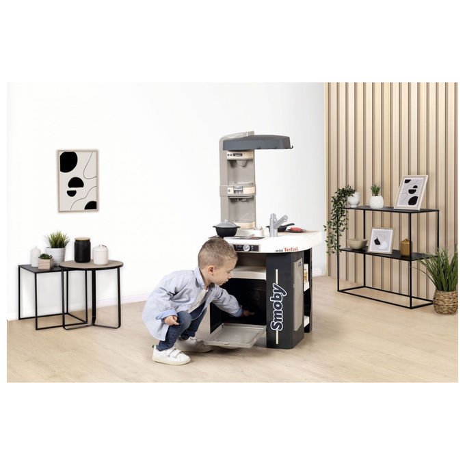 Smoby 7600311056 Cucina Tefal Studio Gioco di Ruolo con 27 Accessori e Suoni Multicolore