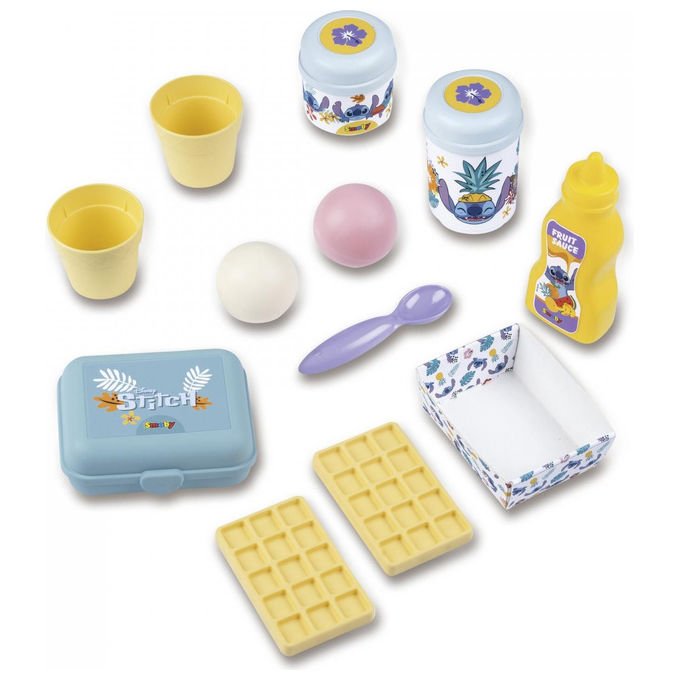 Smoby 7600312509 Stitch Bar sulla spiaggia con 12 accessori colore Multicolore