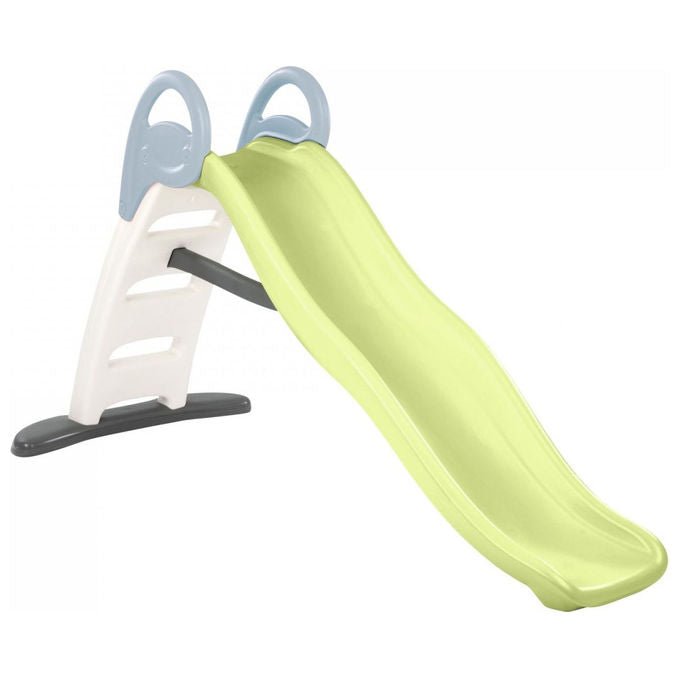 Smoby 7600820405 Life Scivolo Funny doppia onda 2 metri attacco acqua anti UV 84% plastica riciclata dai 2 anni colore Multicolore