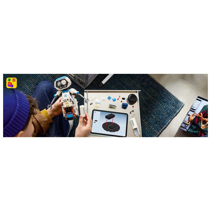 Lego 76339 Super Heroes I Fantastici Quattro H.E.R.B.I.E. 747 pezzi articolato con occhi rotanti e accessori riponibili colore Nero