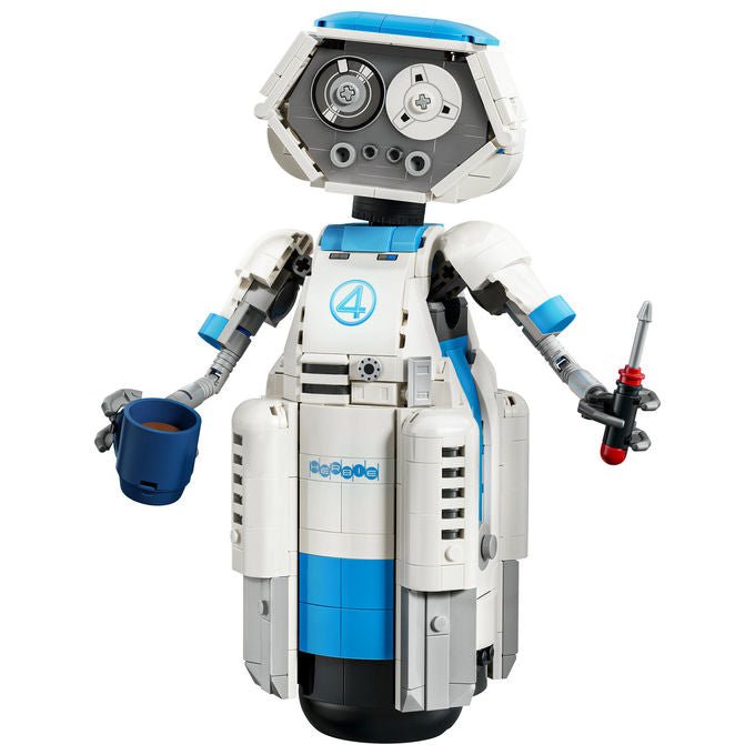 Lego 76339 Super Heroes I Fantastici Quattro H.E.R.B.I.E. 747 pezzi articolato con occhi rotanti e accessori riponibili colore Nero