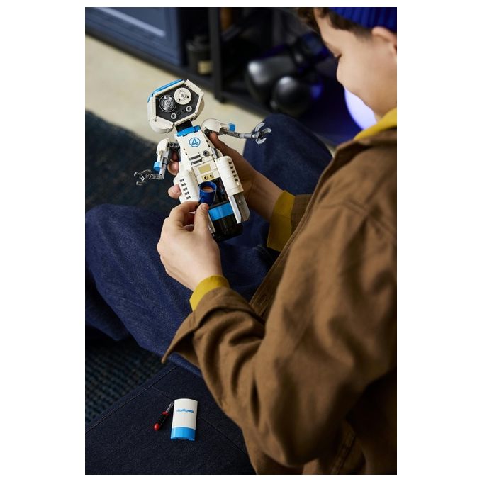 Lego 76339 Super Heroes I Fantastici Quattro H.E.R.B.I.E. 747 pezzi articolato con occhi rotanti e accessori riponibili colore Nero