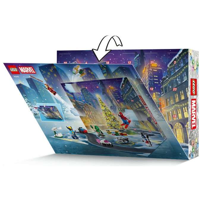 Lego 76340 Calendario dell'Avvento 2026 Set da Costruzione 317 Pezzi con 6 Minifigure Marvel colore Multicolore