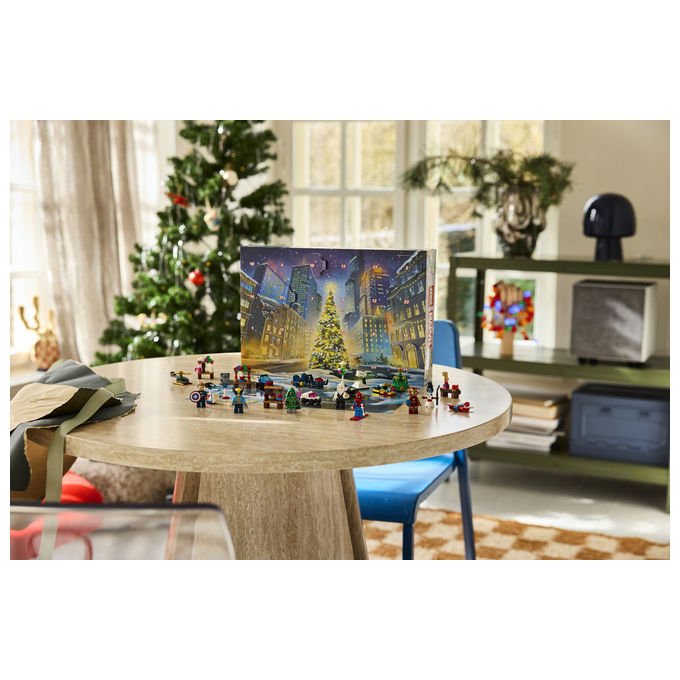 Lego 76340 Calendario dell'Avvento 2026 Set da Costruzione 317 Pezzi con 6 Minifigure Marvel colore Multicolore