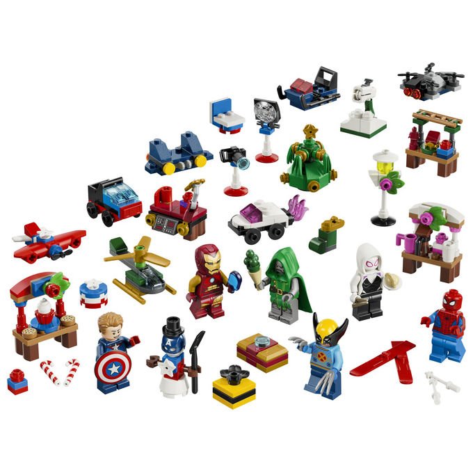 Lego 76340 Calendario dell'Avvento 2026 Set da Costruzione 317 Pezzi con 6 Minifigure Marvel colore Multicolore