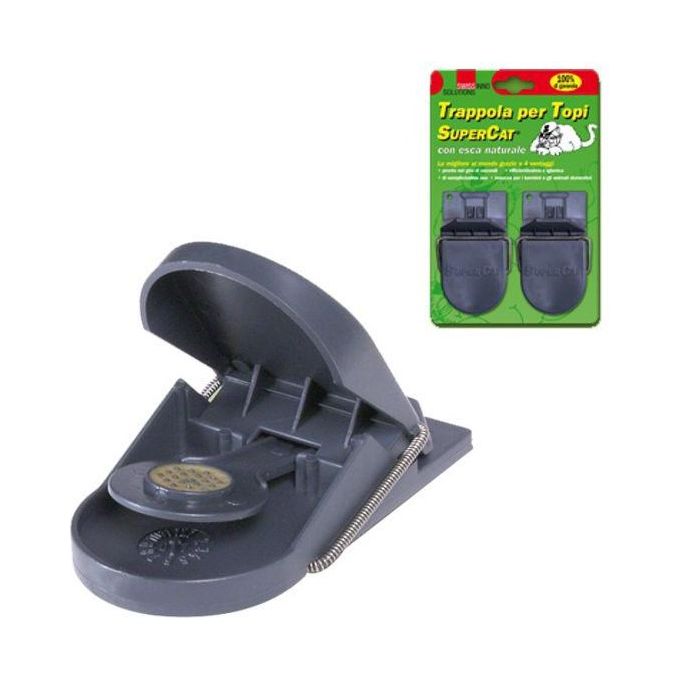 Swissinno Trappola Topi Piccola Supercat con Esca Pezzi 2