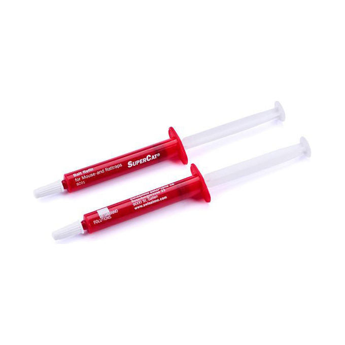 Swissinno Esca Trappola Topi Supercat Siringa 2 Pezzi