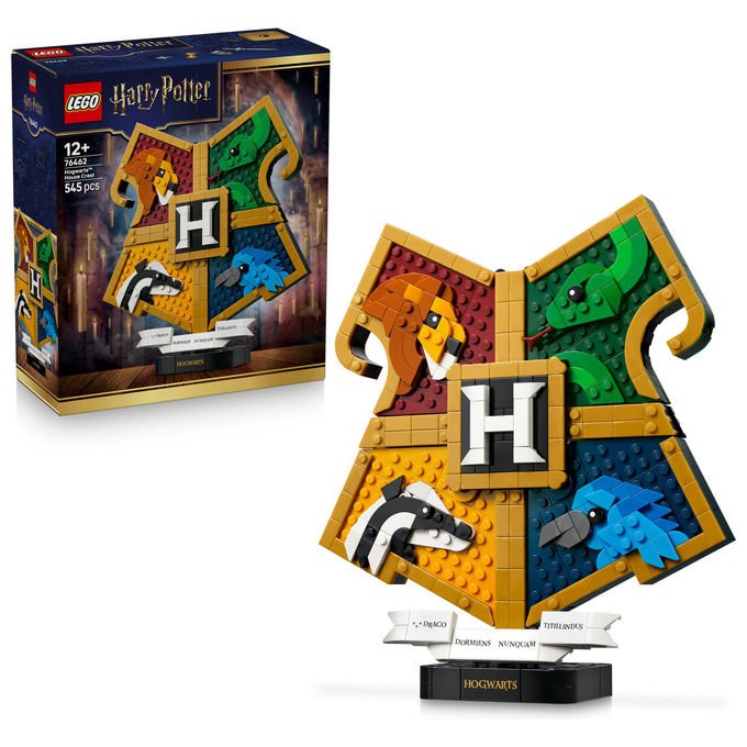 Lego 76462 Harry Potter Set da costruzione Stemma della Casa di Hogwarts 545 pezzi da 12 anni colore Multicolore